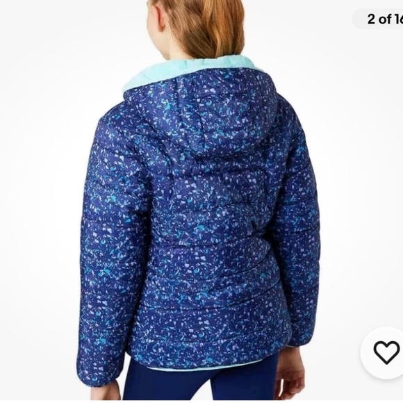 Eddie Bauer Kids Reversible Plush Hoodie Jacket size 10/12 - Picture 2 of 10